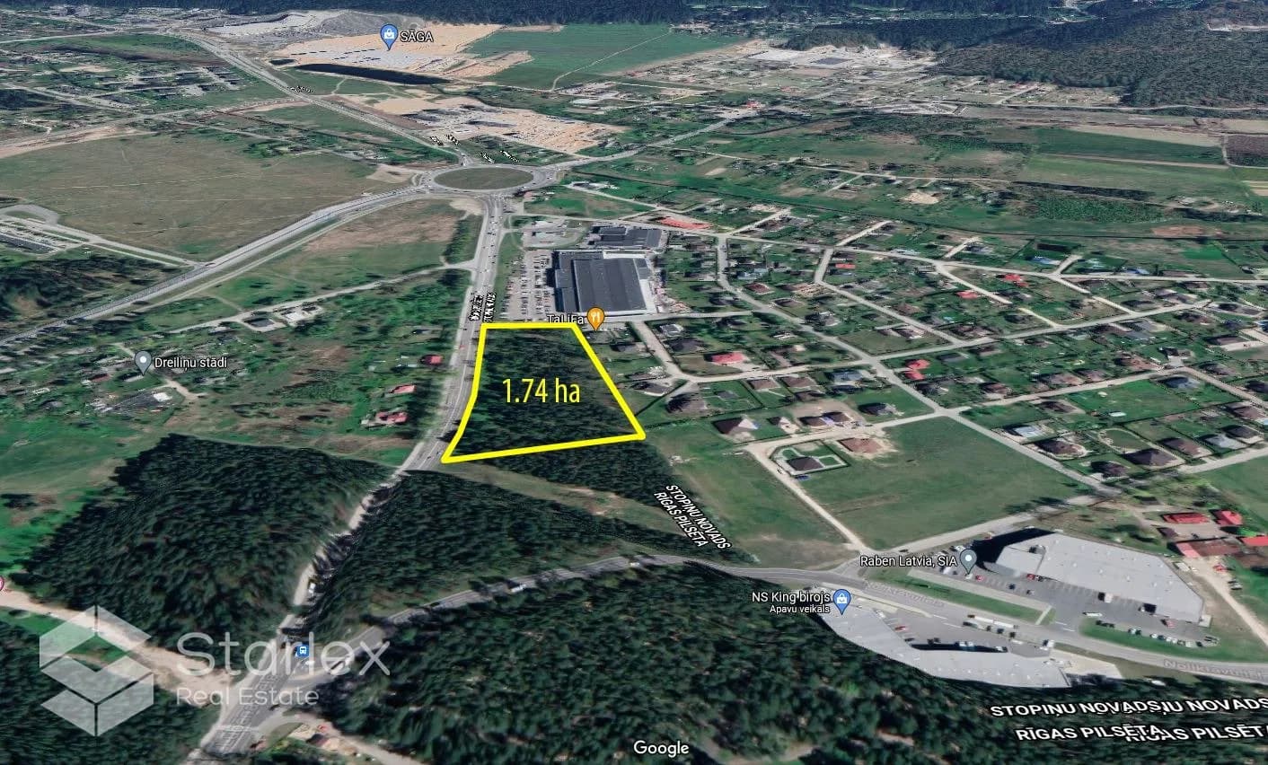 1.74 ha zemes gabals Lubānas ielas pirmajā līnijā 4