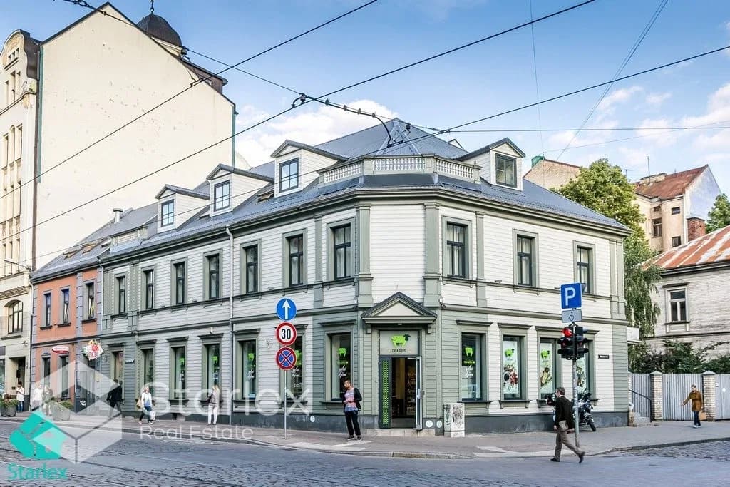 Premises with the 1211 code required for a catering establishment in a renovated wooden building in the center of Riga
