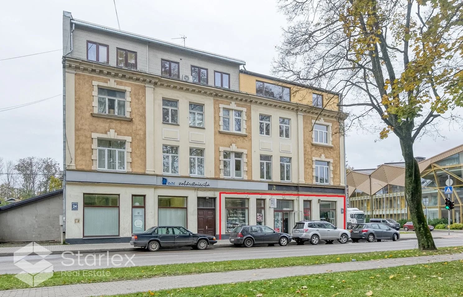Tirdzniecības telpas Jūrmalā - 5 minūšu gājiena attālumā no jūras
