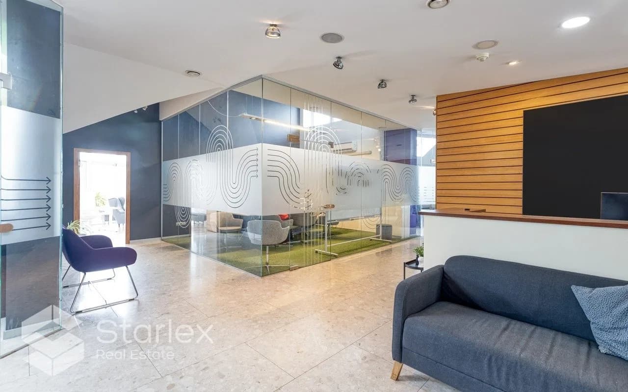 Exclusive office space with a terrace in a modern business center