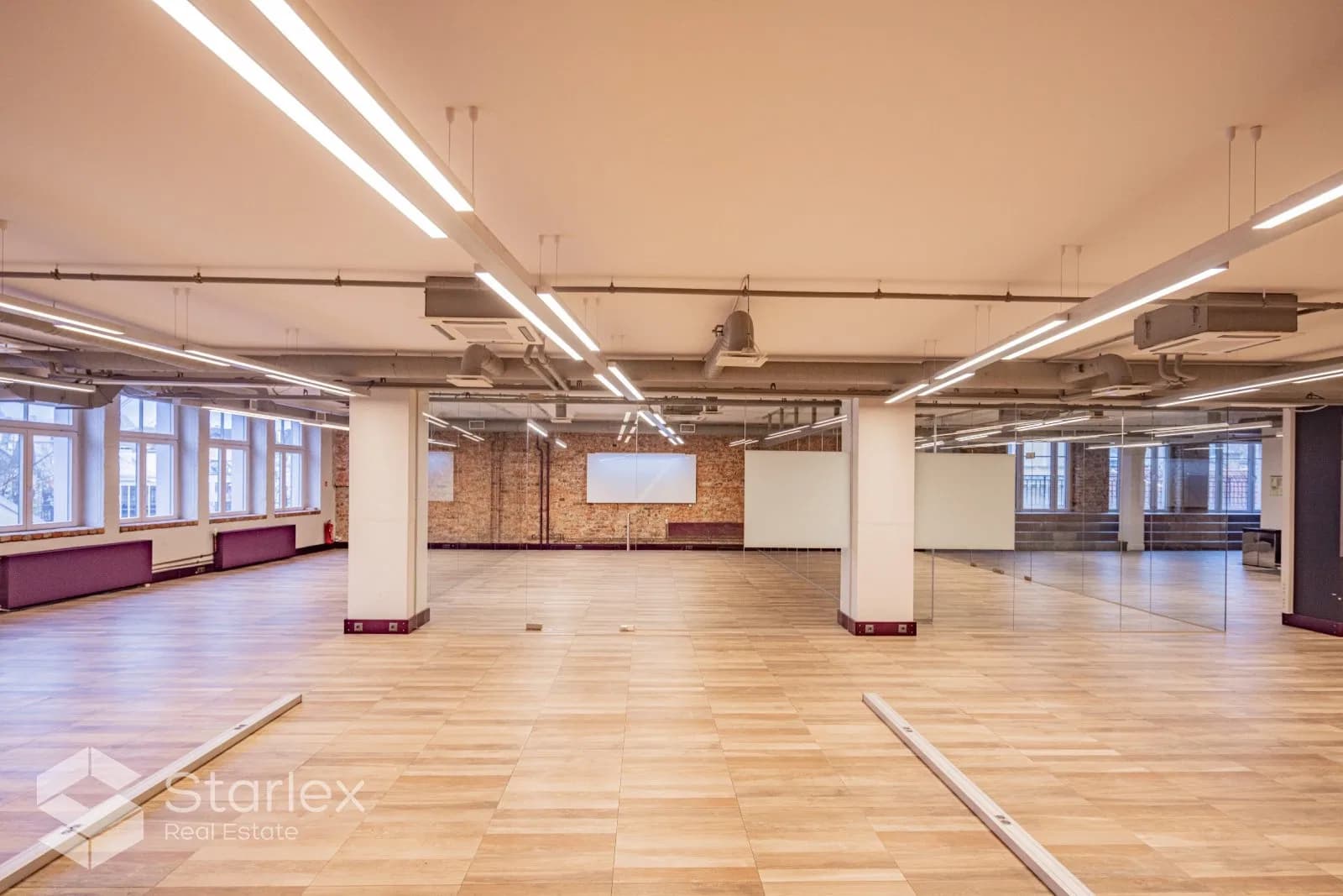 Industrial-style office with a roof terrace near Livu Square 5