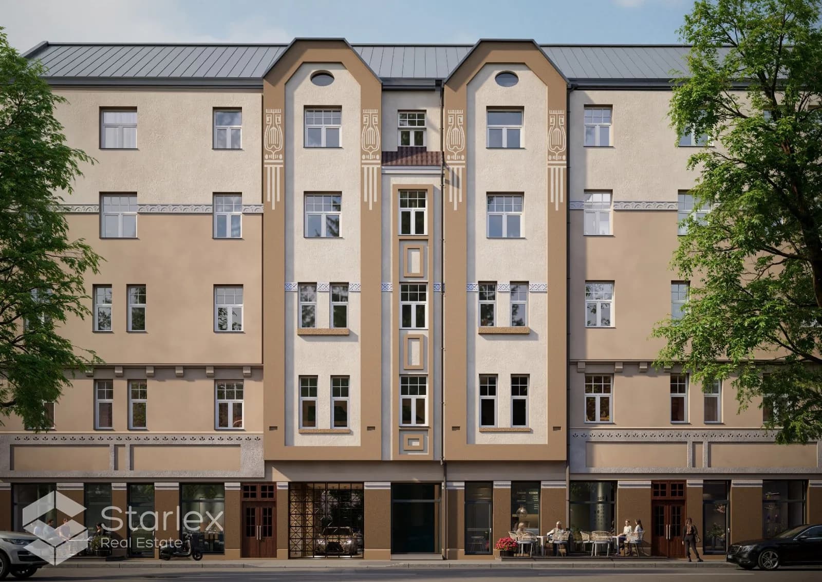 2-room apartment in the project "Pausa Nams"