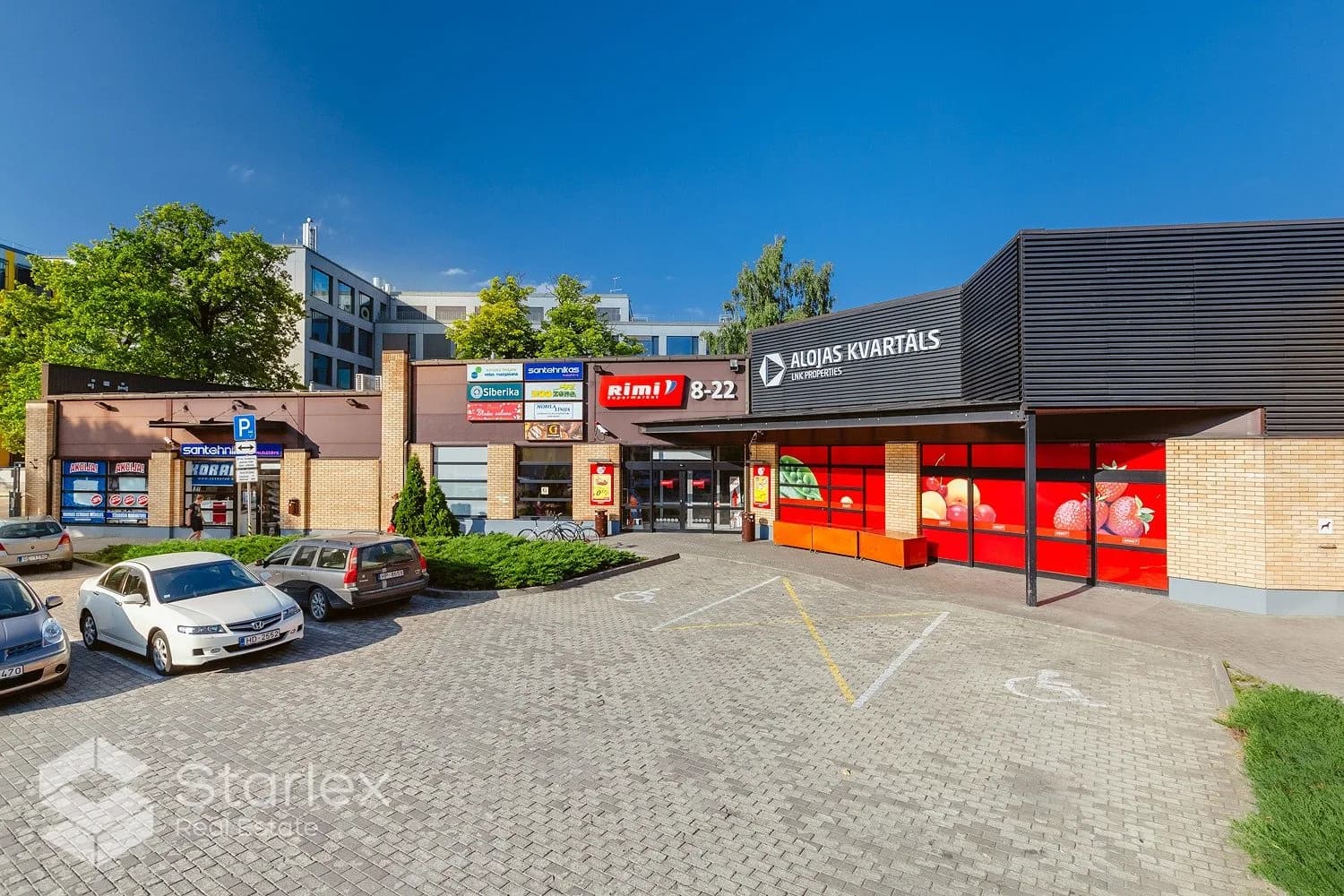 Tirdzniecības telpas Briāna kvartālā