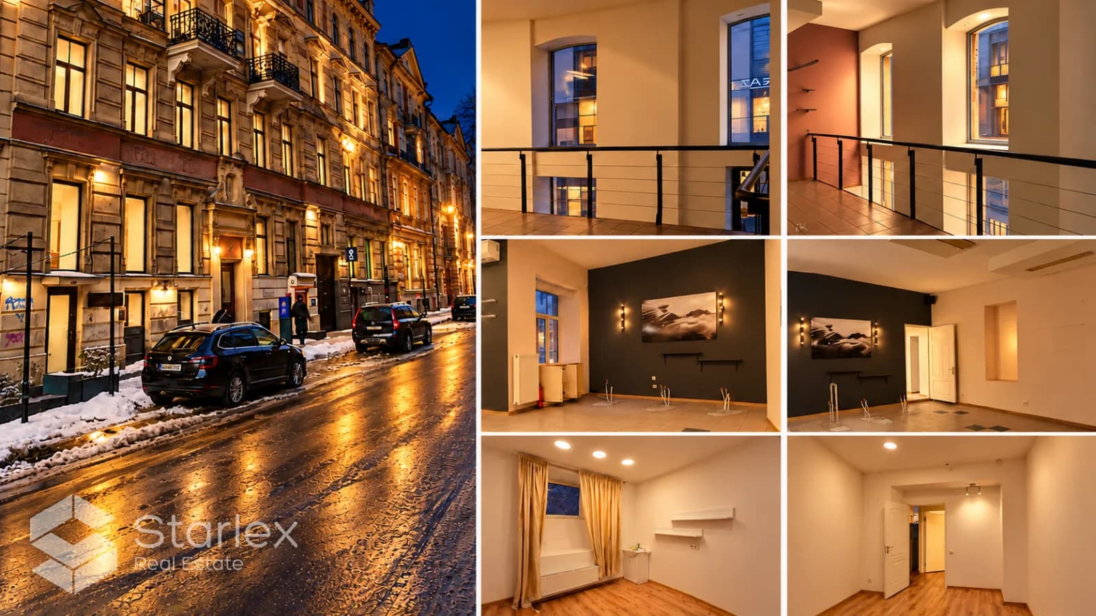 Representative commercial premises with excellent visibility in the center of Riga