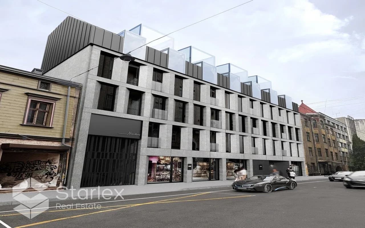 Commercial premises in the new project at Skolas Street 17
