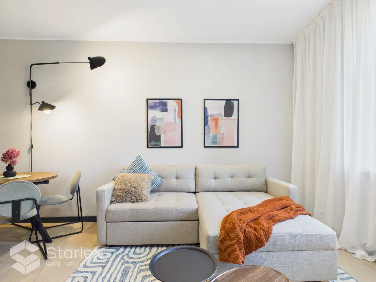 Furnished 1-bedroom apartment with parking in Torņakalns, Riga